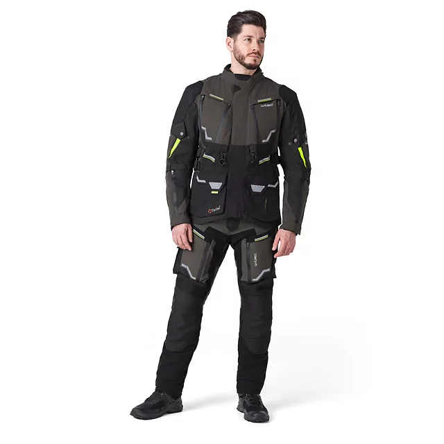 Moto bunda W-TEC Daimick - černo-šedá