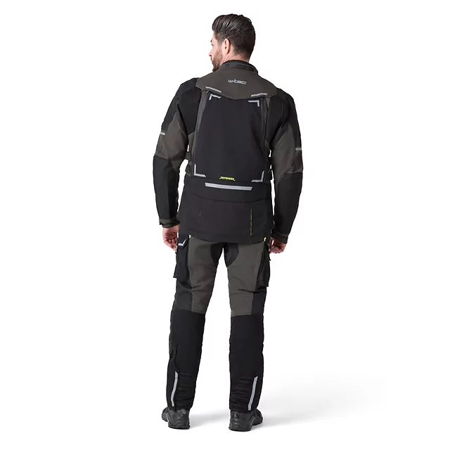 Moto bunda W-TEC Daimick - černo-šedá