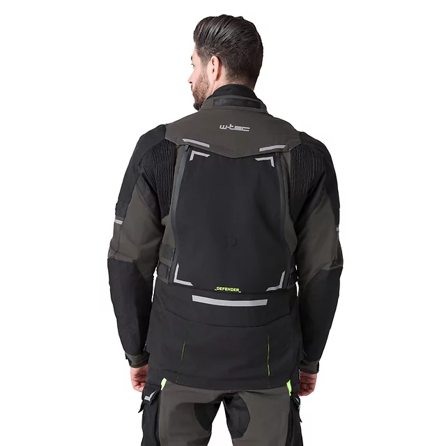 Moto bunda W-TEC Daimick - černo-šedá