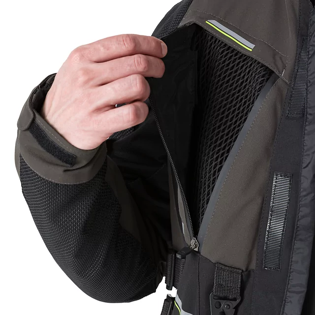 Moto bunda W-TEC Daimick - černo-šedá