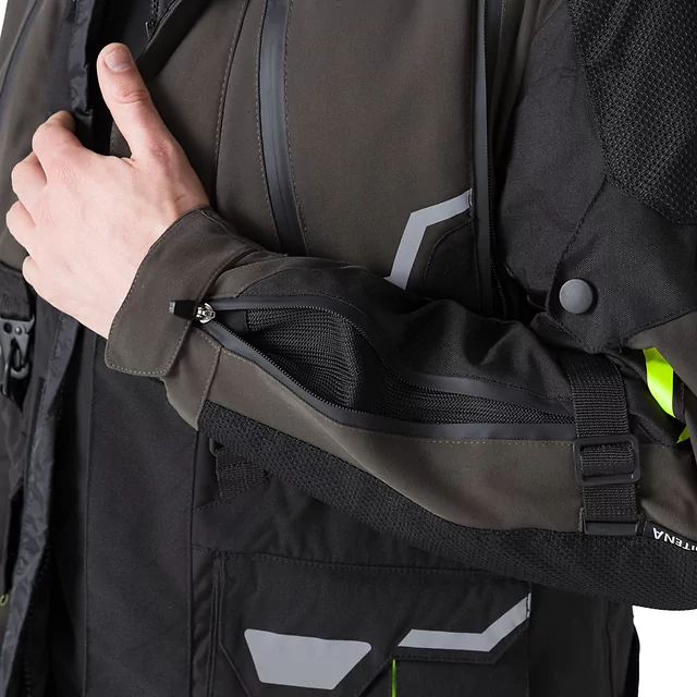 Moto bunda W-TEC Daimick - černo-šedá