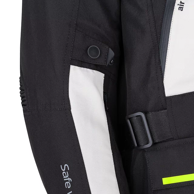 Moto bunda W-TEC Warao - černá-fluo
