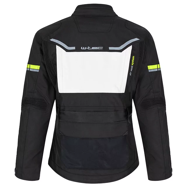 Dámská moto bunda W-TEC Warao Lady - černá-fluo