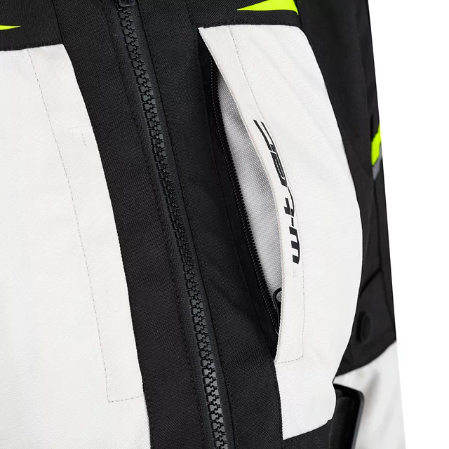 Dámská moto bunda W-TEC Warao Lady - černá-fluo