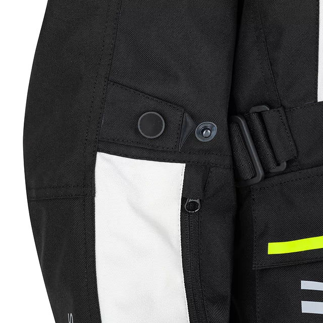 Dámská moto bunda W-TEC Warao Lady - černá-fluo