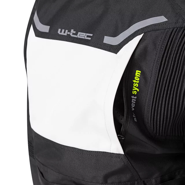 Dámská moto bunda W-TEC Warao Lady - černá-fluo