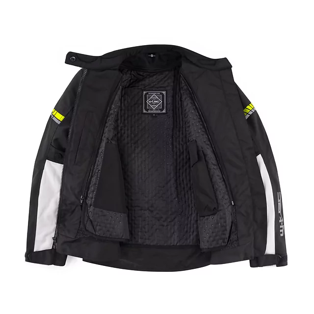 Dámská moto bunda W-TEC Warao Lady - černá-fluo