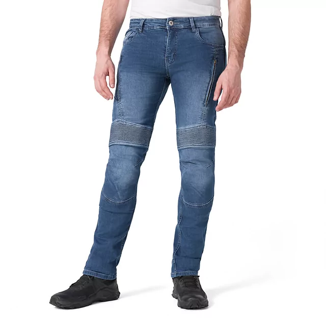 Pánské moto džíny W-TEC Arikaro - modrá