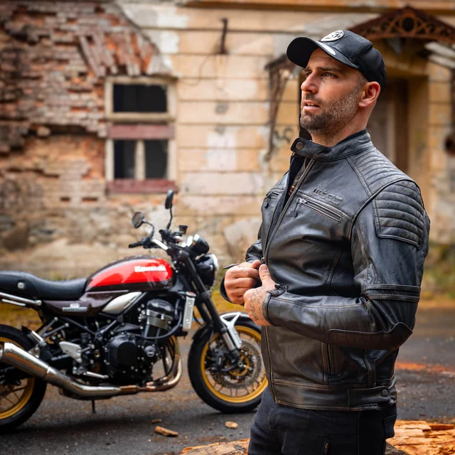Kožená moto bunda W-TEC Mungelli EVO