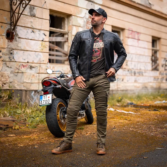 Moto boty W-TEC Fred - středomořská hnědá