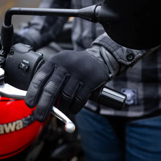 Moto rukavice W-TEC Struge - černá