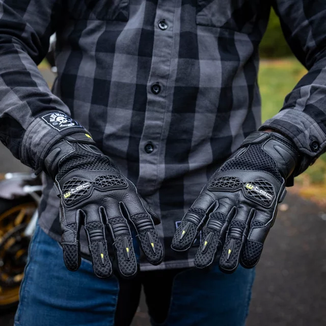 Moto rukavice W-TEC Kosor - černá