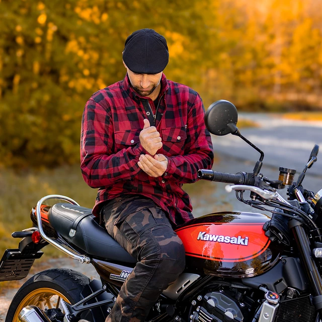 Moto košile BOS Lumberjack - Impact Red