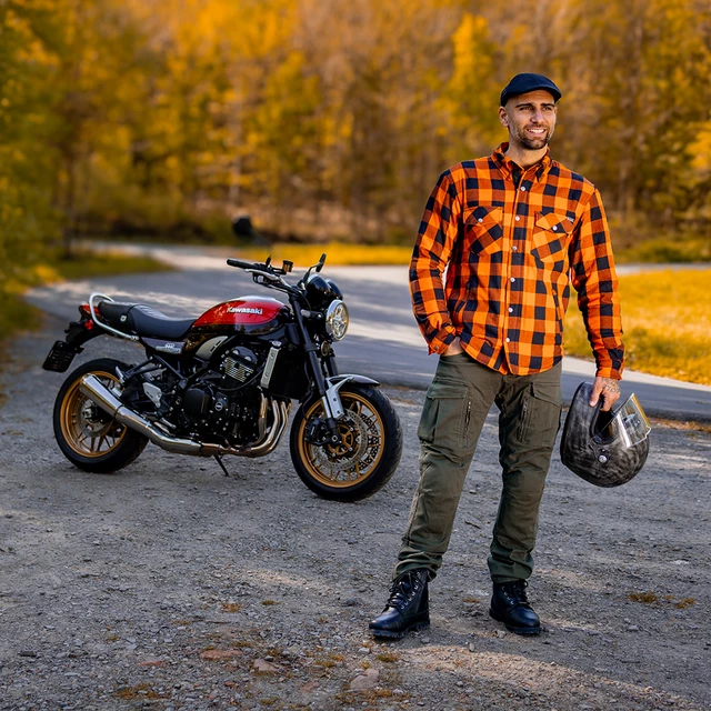Moto košile BOS Lumberjack - Dark Camo