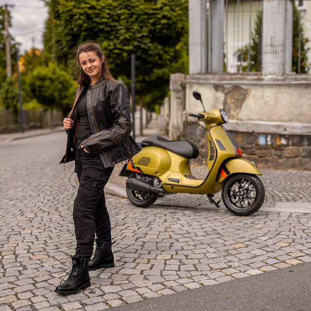 Dámské moto boty W-TEC Leocia Black