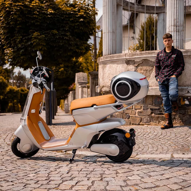 Elektrický skútr Stardust 45 14" • až 75 km • 45 km/h - zelená
