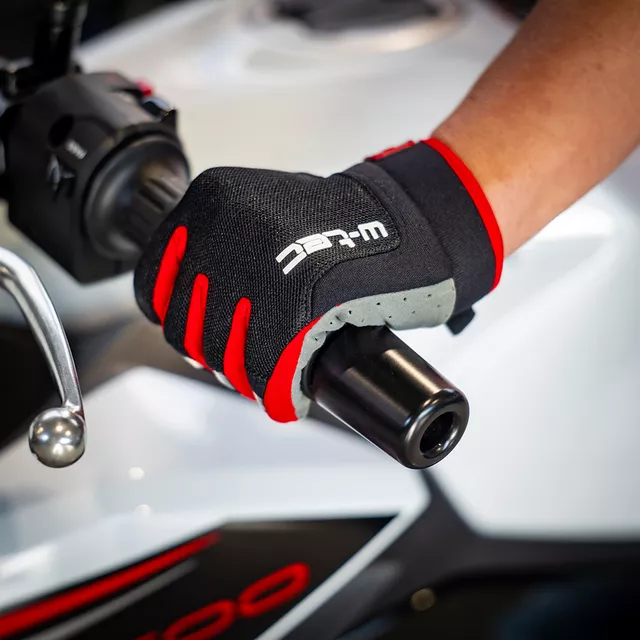 Dětské motokrosové rukavice W-TEC Matosinos Kids - Black