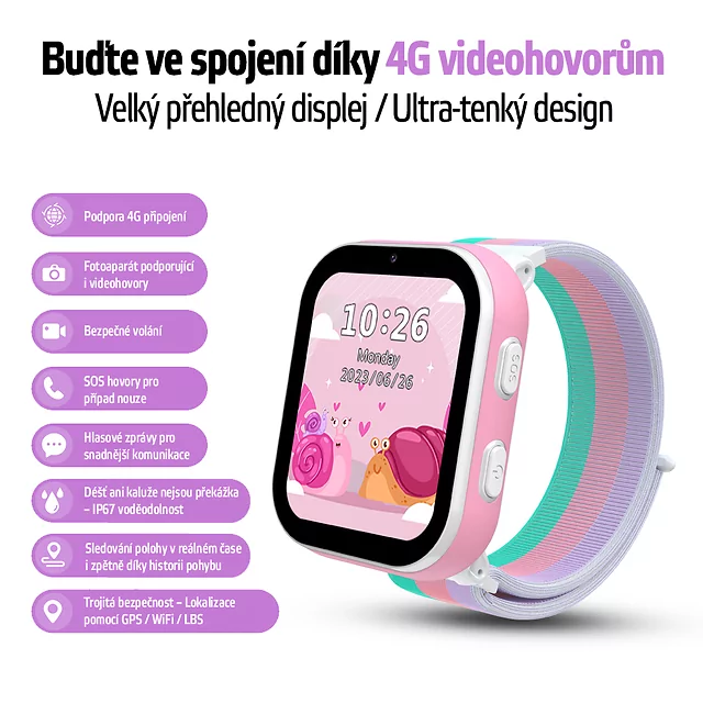 Dětské chytré hodinky inSPORTline Cubbio