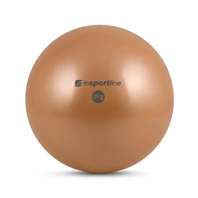Jóga míč inSPORTline Yoga Ball 2 kg - béžová - mocha mousse