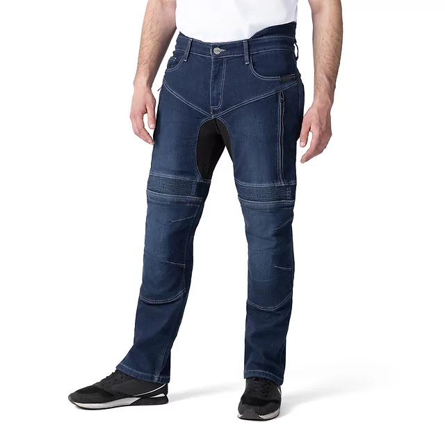 Pánské moto jeansy W-TEC Biterillo Evo - černá