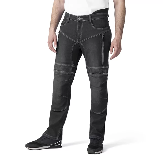 Pánské moto jeansy W-TEC Biterillo Evo - černá