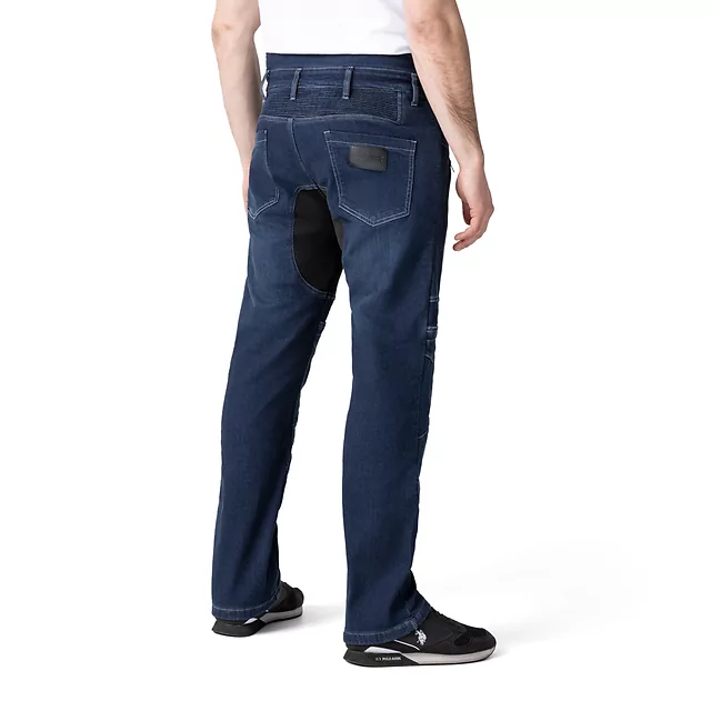 Pánské moto jeansy W-TEC Biterillo Evo - černá