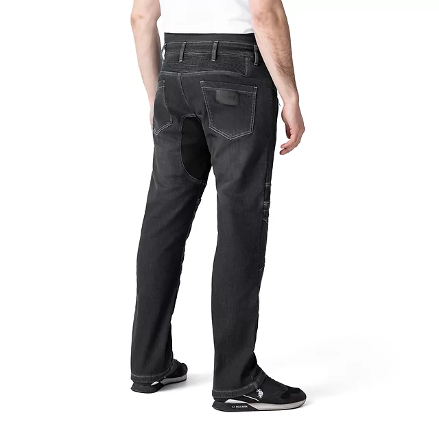 Pánské moto jeansy W-TEC Biterillo Evo - černá