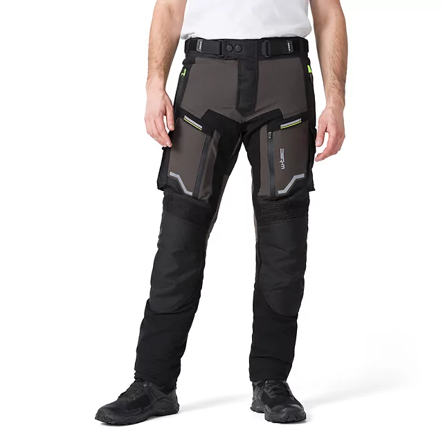 Moto kalhoty W-TEC Daimick - černo-šedá