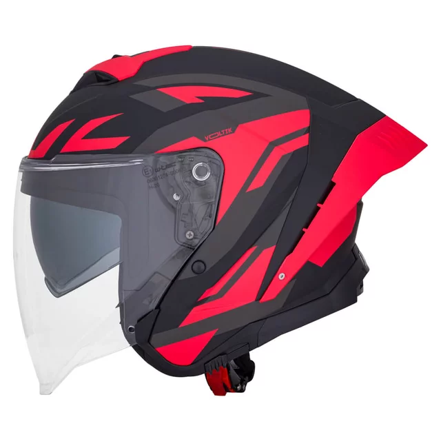 Moto přilba W-TEC Voltik Graphic - Red