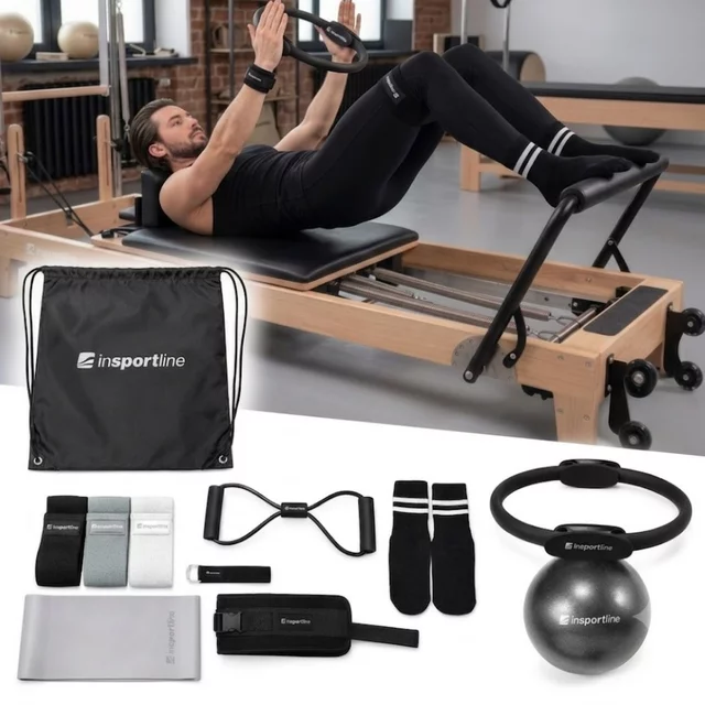 Sada na pilates inSPORTline Sinuata - černá - černá