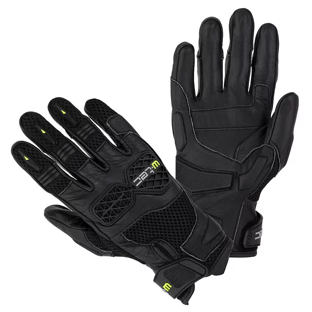 Moto rukavice W-TEC Kosor - černá - černá