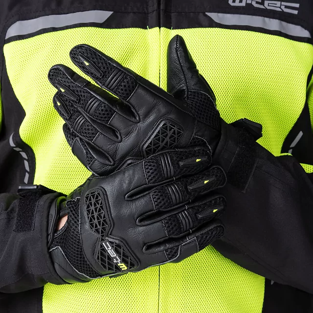 Moto rukavice W-TEC Kosor - černá