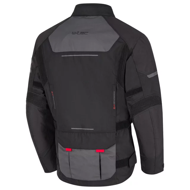 Pánská moto bunda W-TEC Xeniaq - černo-šedá