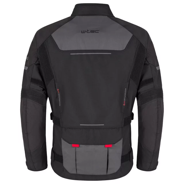 Pánská moto bunda W-TEC Xeniaq - černo-šedá
