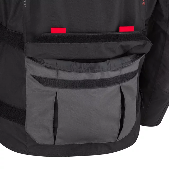 Pánská moto bunda W-TEC Xeniaq - černo-šedá