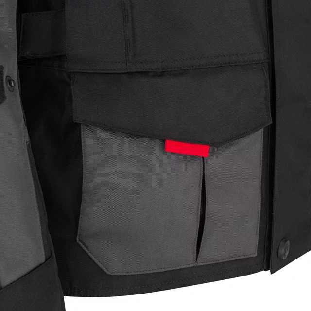 Pánská moto bunda W-TEC Xeniaq - černo-šedá