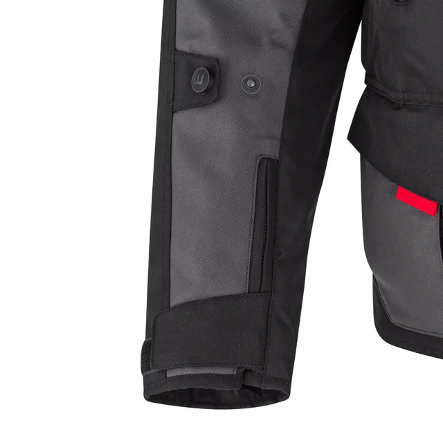 Pánská moto bunda W-TEC Xeniaq - černo-šedá