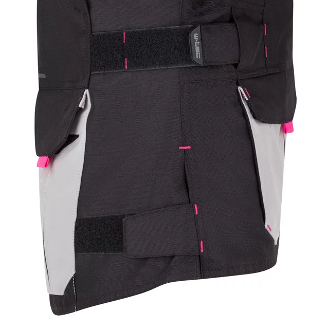 Dámská moto bunda W-TEC Xenia - černo-šedá