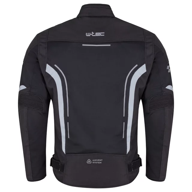 Letní pánská moto bunda W-TEC Mirelio - černá-fluo