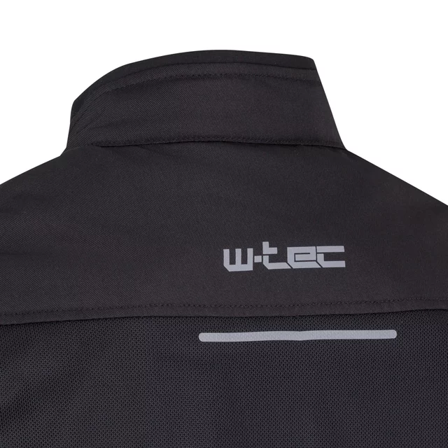 Letní pánská moto bunda W-TEC Mirelio - černá-fluo