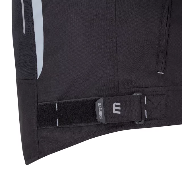 Letní pánská moto bunda W-TEC Mirelio - černá-fluo