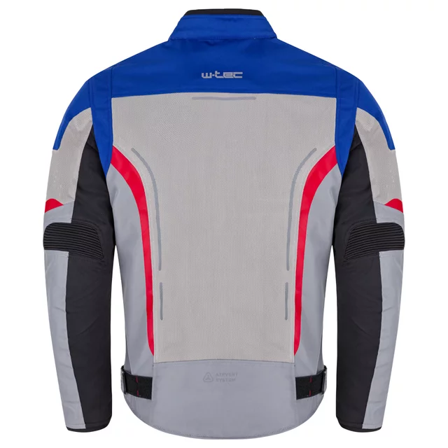 Letní pánská moto bunda W-TEC Mirelio - černá-fluo