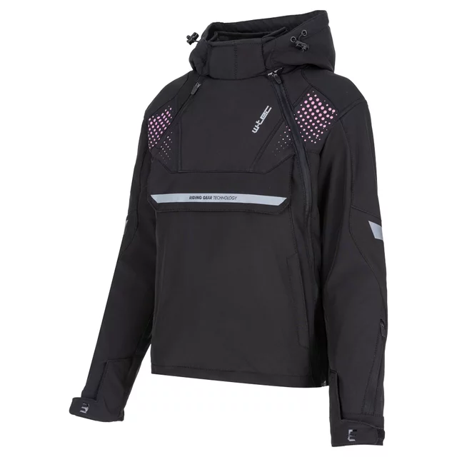 Dámská softshellová moto bunda W-TEC Annorack Lady - černo-písková