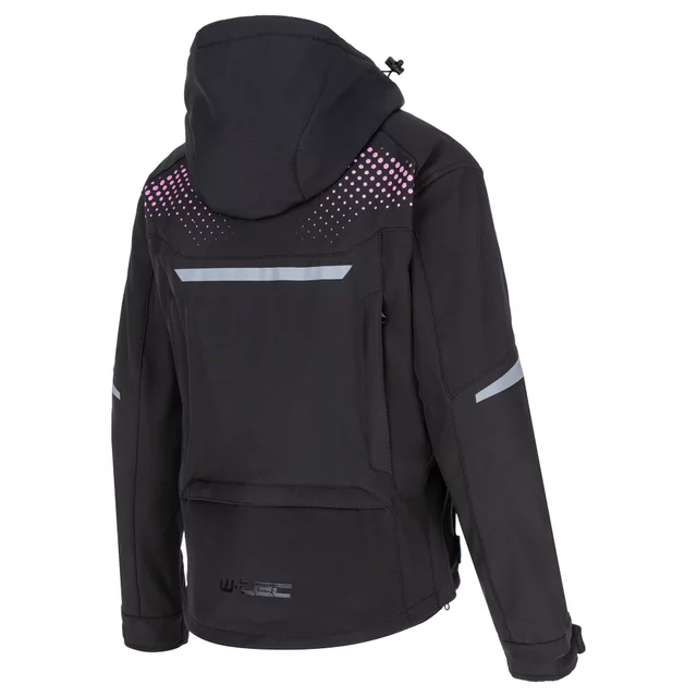 Dámská softshellová moto bunda W-TEC Annorack Lady - černo-písková
