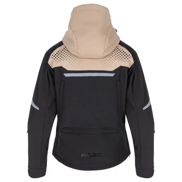 Dámská softshellová moto bunda W-TEC Annorack Lady - černo-písková