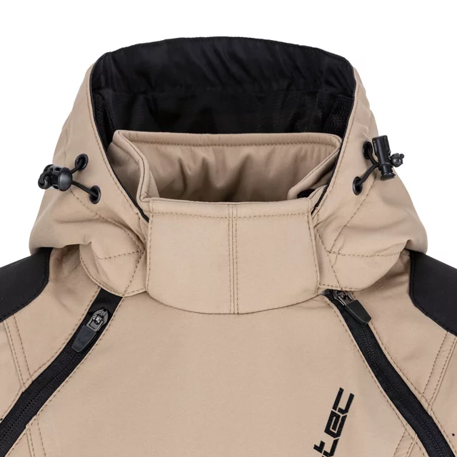 Dámská softshellová moto bunda W-TEC Annorack Lady - černo-písková