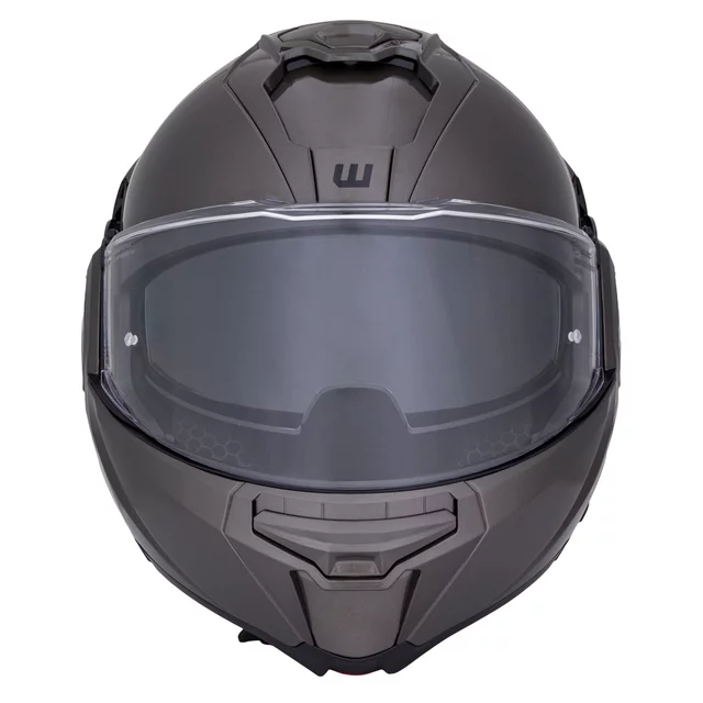 Překlopná moto přilba W-TEC Zoroz P/J - 2.jakost - Metallic Grey