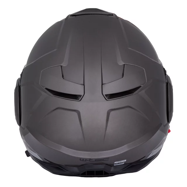 Překlopná moto přilba W-TEC Zoroz P/J - 2.jakost - Metallic Grey
