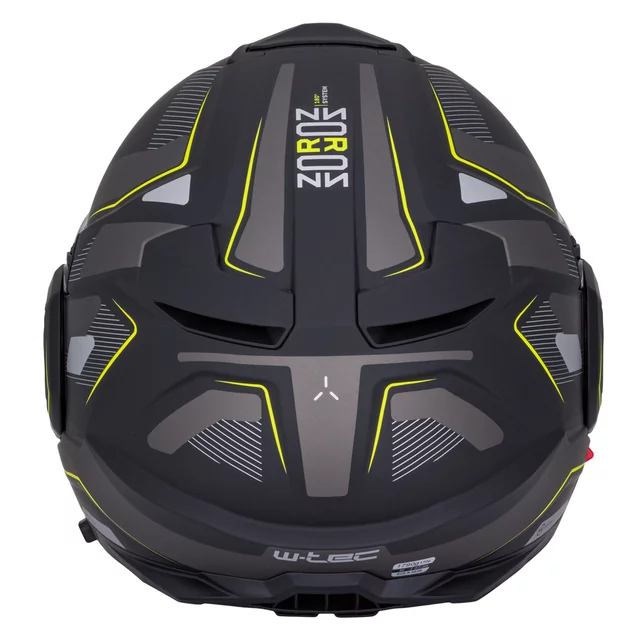 Překlopná moto přilba W-TEC Zoroz P/J - 2.jakost - Metallic Grey