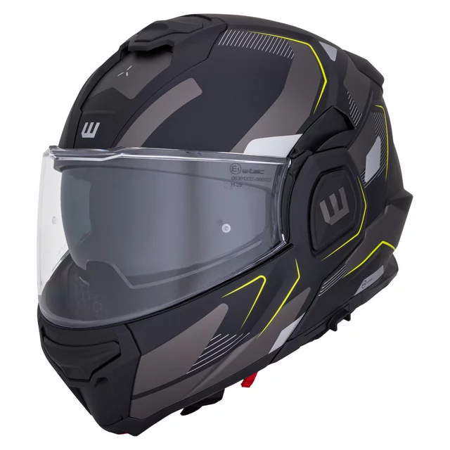 Překlopná moto přilba W-TEC Zoroz P/J - 2.jakost - Metallic Grey